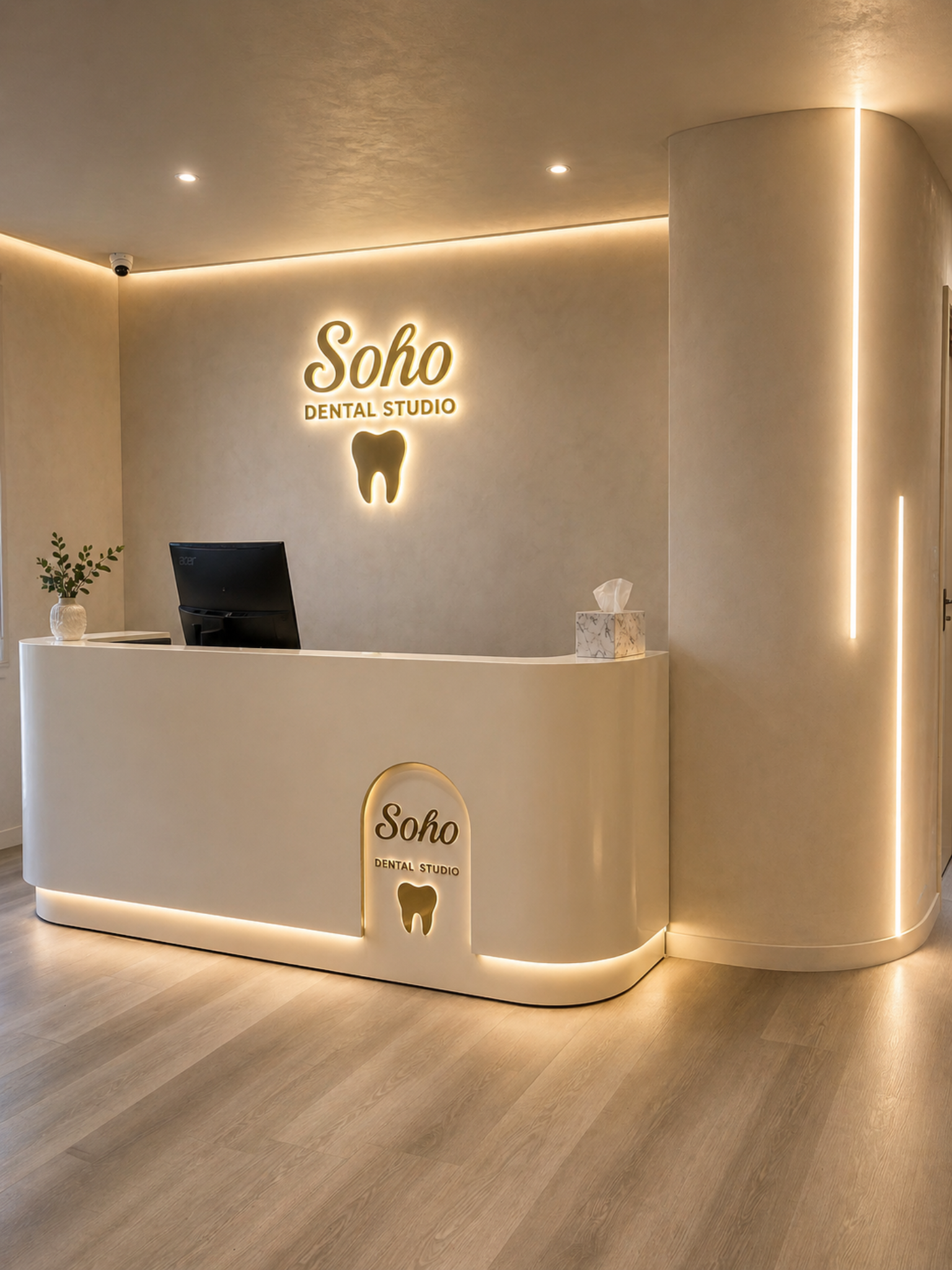 Soho Dental Studio reception in Point Cook